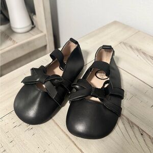 Little Love Bug Black Ballet Slipper - 10
